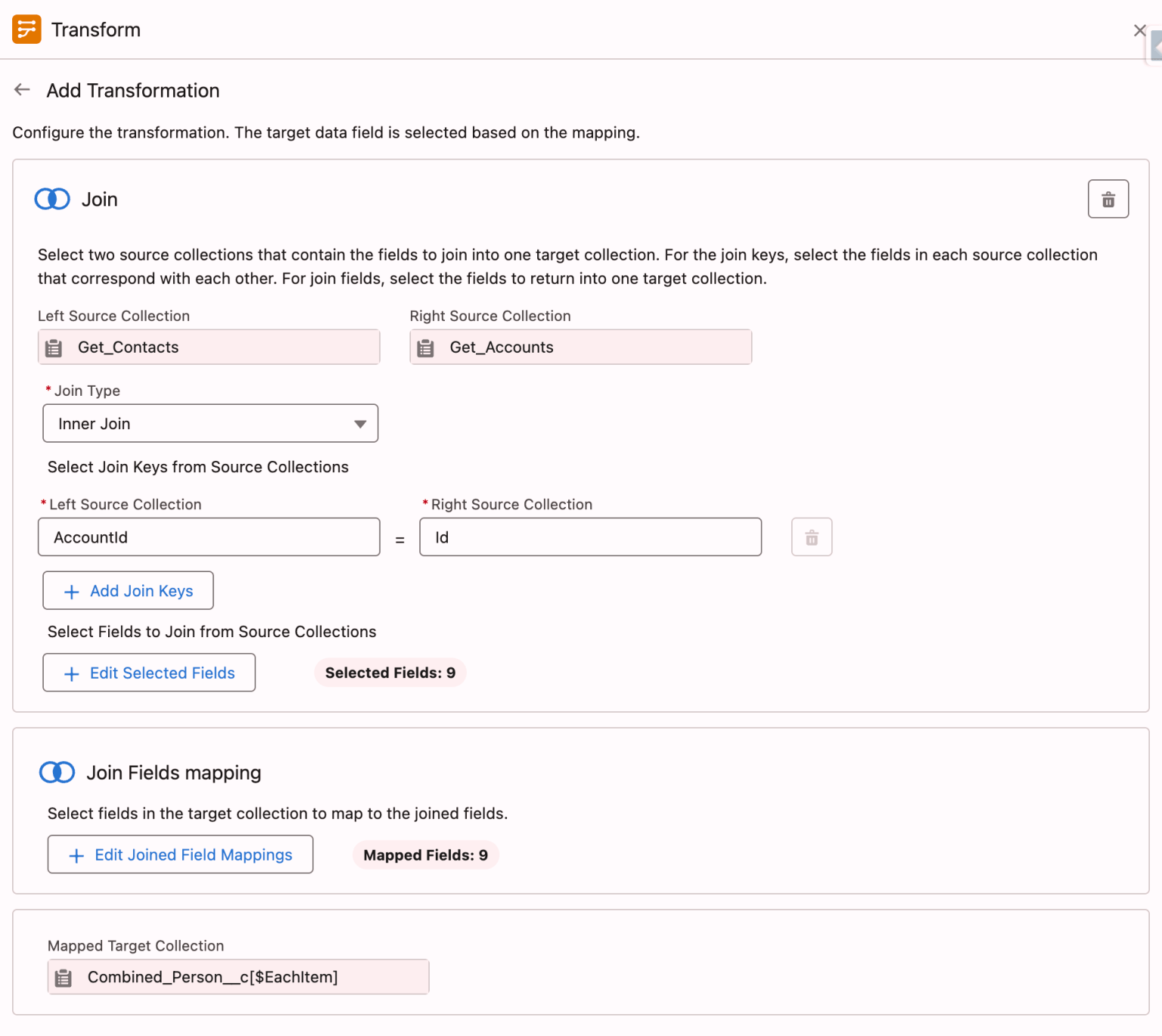 Transform Element Now Supports Join Collections - Salesforce Break