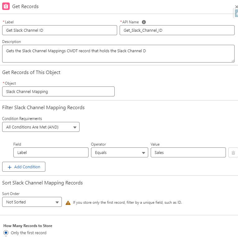 Get Slack Channel Mappings CMDT