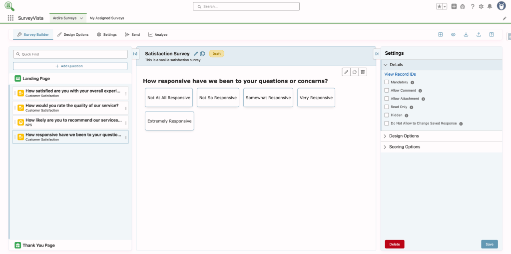 SurveyVista Responsive