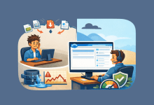 Guy frustrated on the left, and happy on the right once he found a solution to his problem. Blog image for The Ultimate Guide to the Salesforce Screen Flow File Preview Component