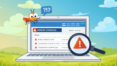 Identify and Manage Page Errors with the New Error Console in Spring ’26