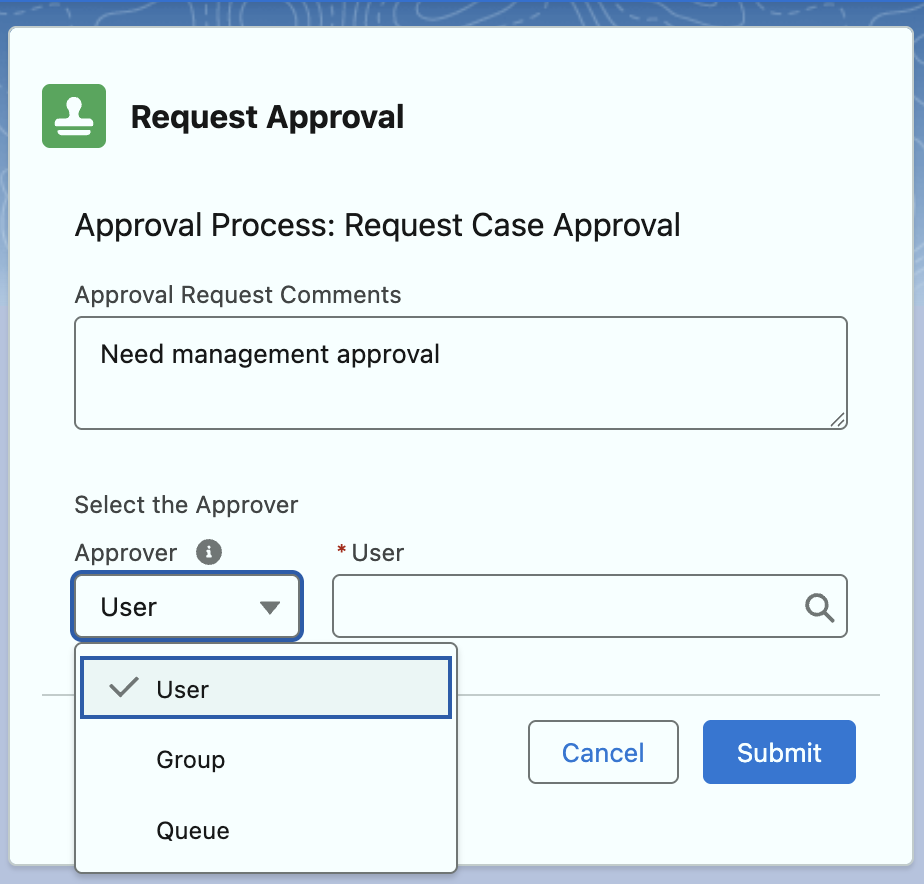 First Approver Selection